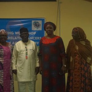 (L-R) CEO, PECA, DIRECTOR HRADMIN NOA, DIRECTOR PEMM NOA, CHAIRMAN STEERING COMMITTEE PECA One Day Capacity Building Workshop for NOA Staff